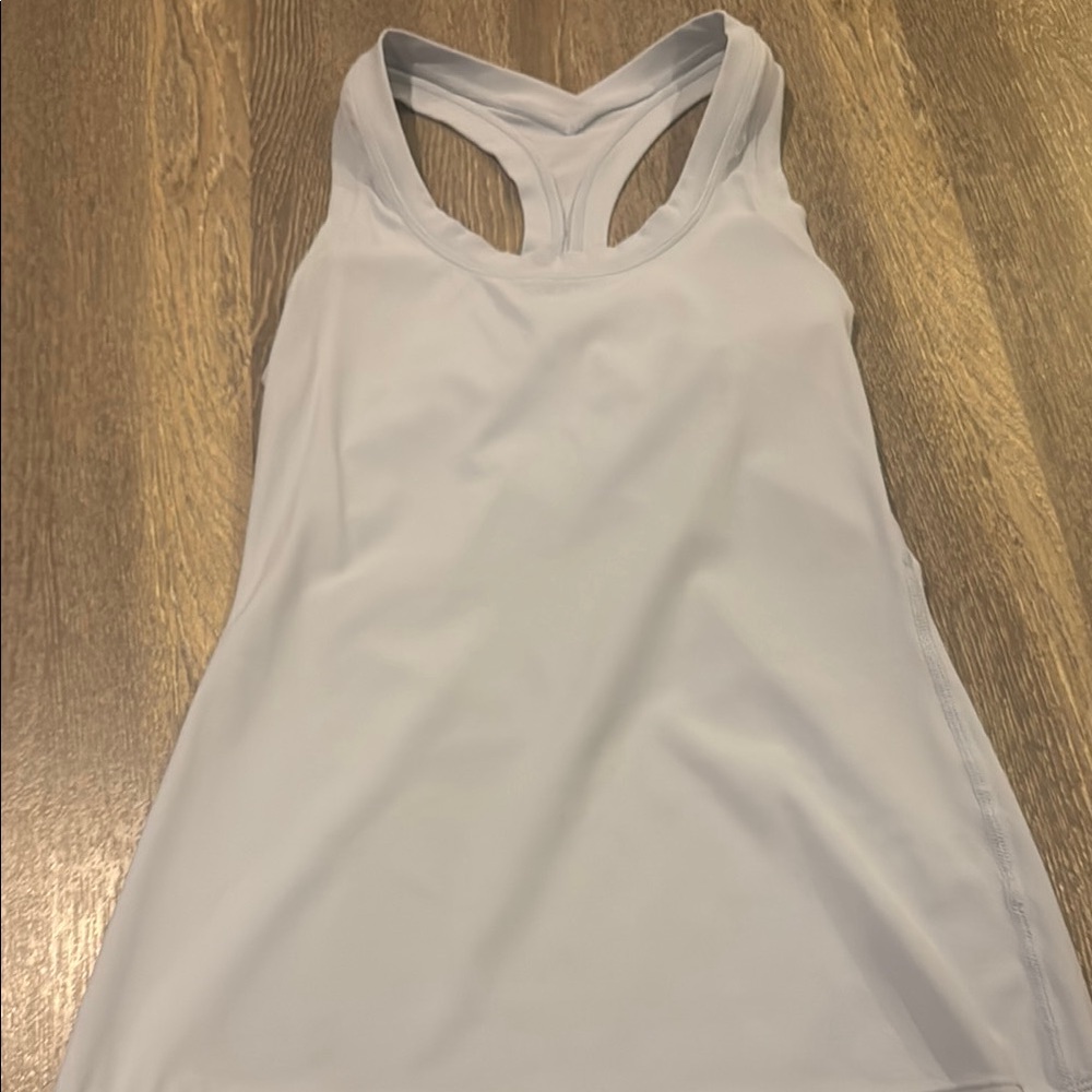 Women's White Racerback Tank Top